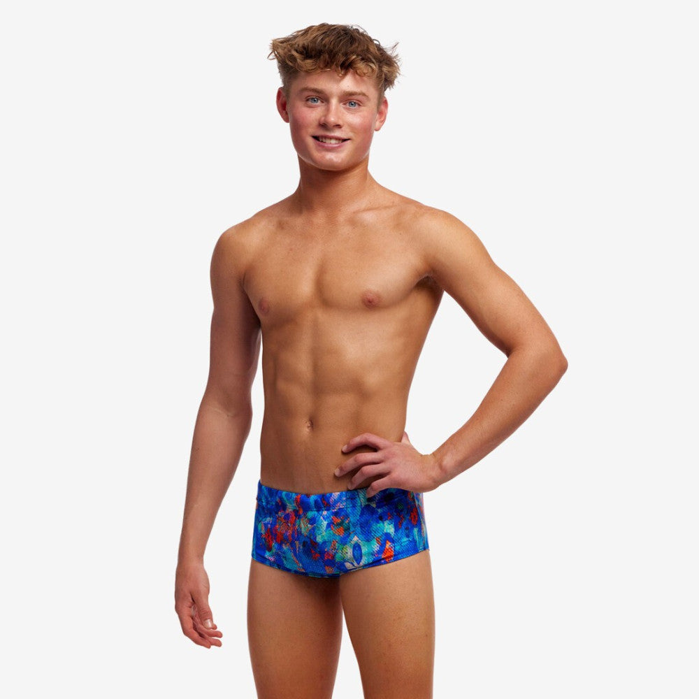 Funky Trunks Boy's Sidewinder Trunks Paint Press