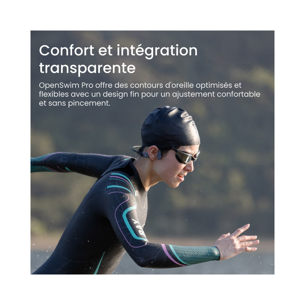  Casque MP3 Shokz Gris - OPENSWIM PRO