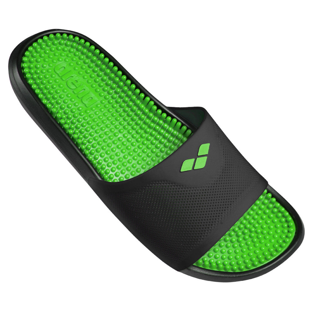  Claquettes ARENA MARCO BLACK LIME BLACK
