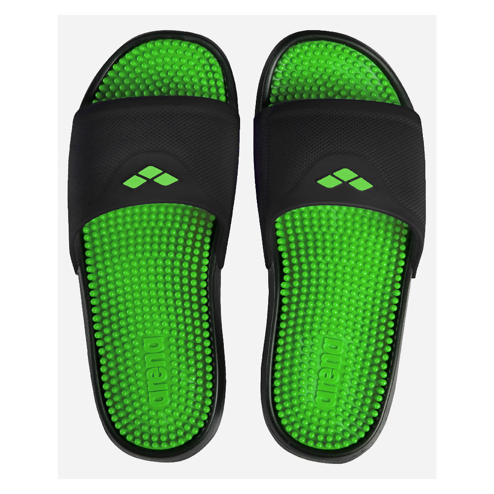  Claquettes ARENA MARCO BLACK LIME BLACK