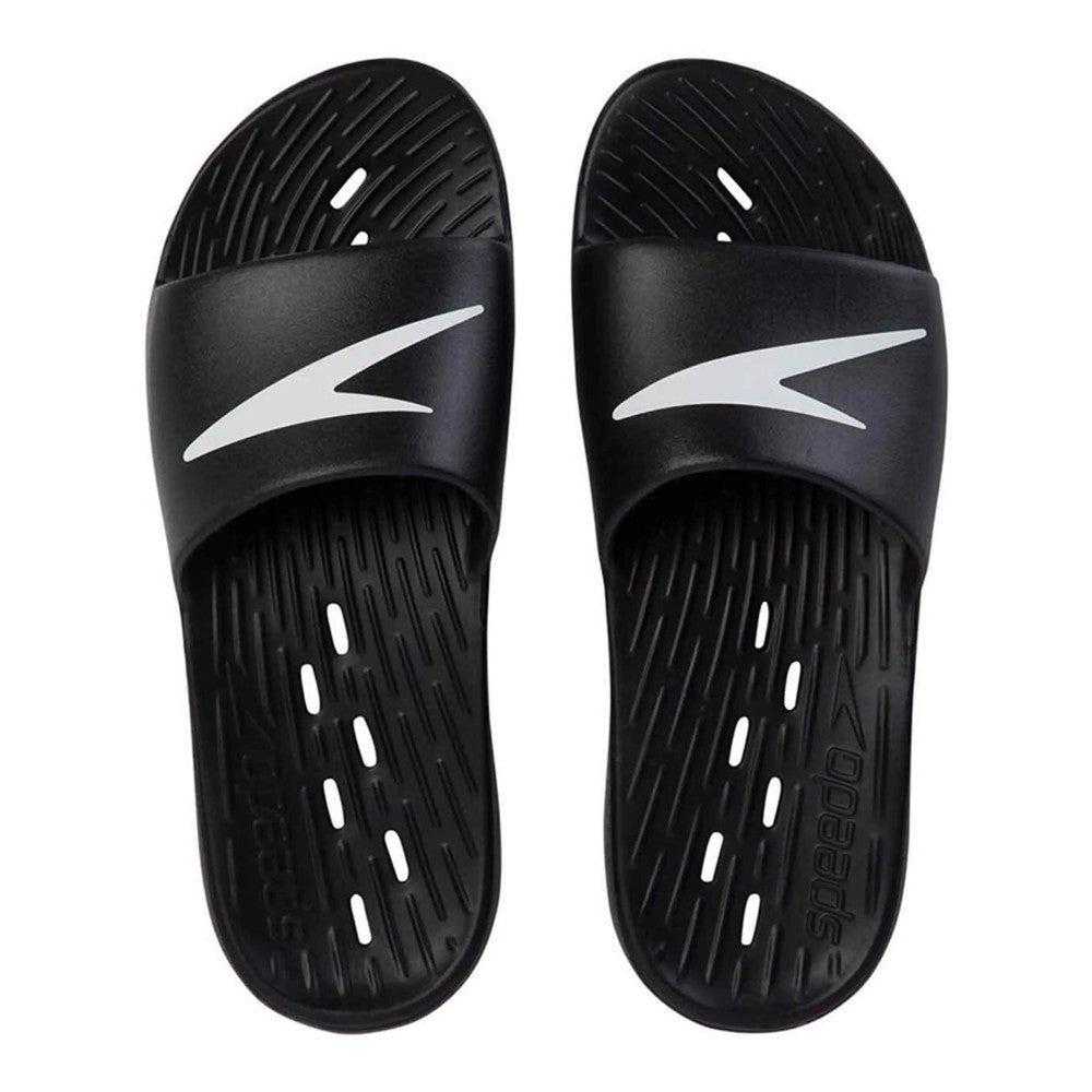  Claquettes Speedo Slide Noir Blanc