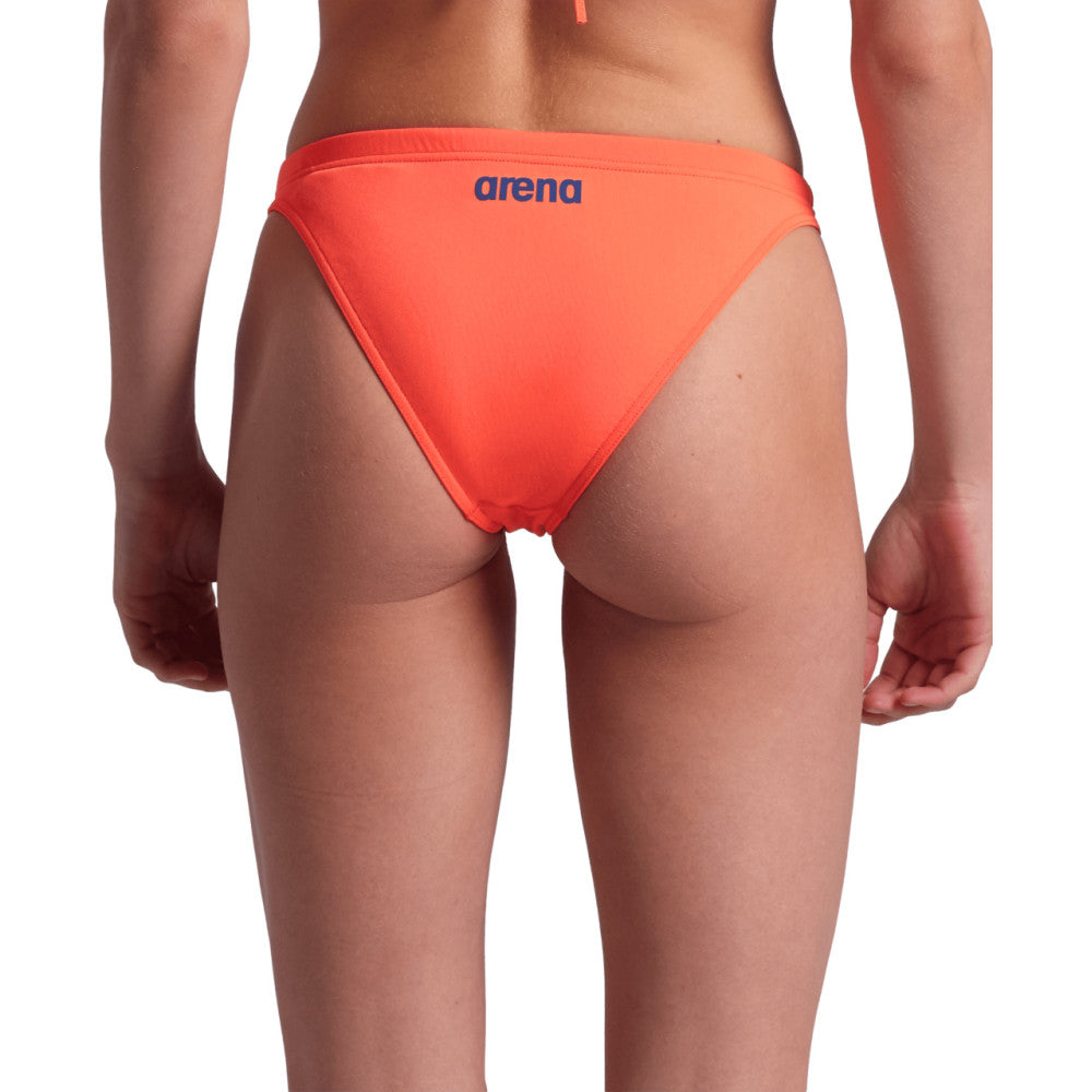 Arena Culotte Solid Black - WOMEN'S TEAM SWIM BRIGHT CORAL