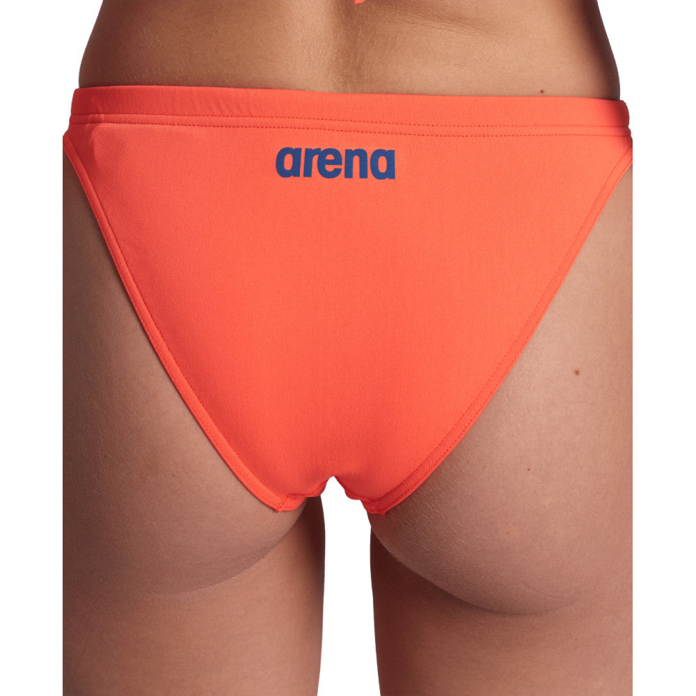 Arena Culotte Solid Black - WOMEN'S TEAM SWIM BRIGHT CORAL