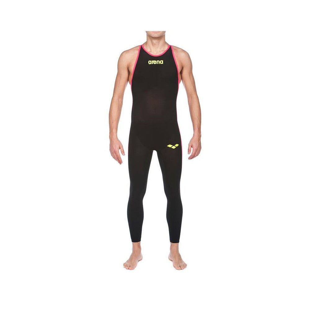  Arena Combinaison Homme EAU LIBRE R-EVO + Dos Fermé Black Fluo Red