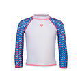 Arena FRIENDS KIDS UV LS TEE WHITE ROYAL MULTI