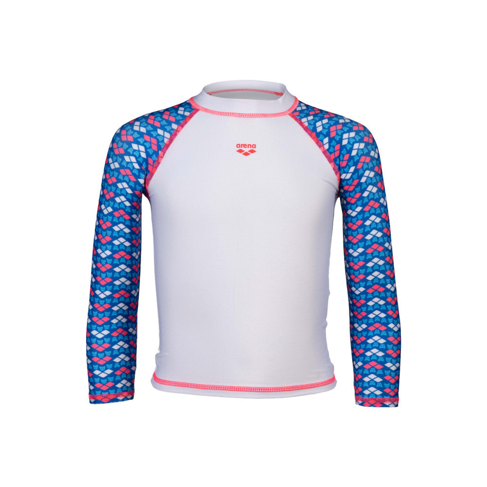 Arena FRIENDS KIDS UV LS TEE WHITE ROYAL MULTI