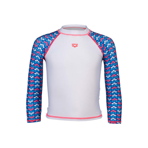 Arena FRIENDS KIDS UV LS TEE WHITE ROYAL MULTI