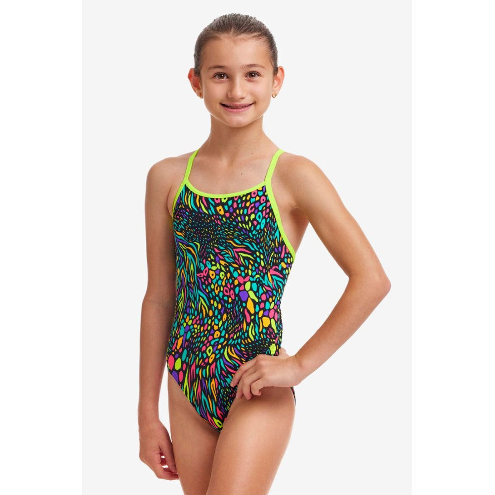 FUNKITA Girl's Diamond Back One Piece Spot Me