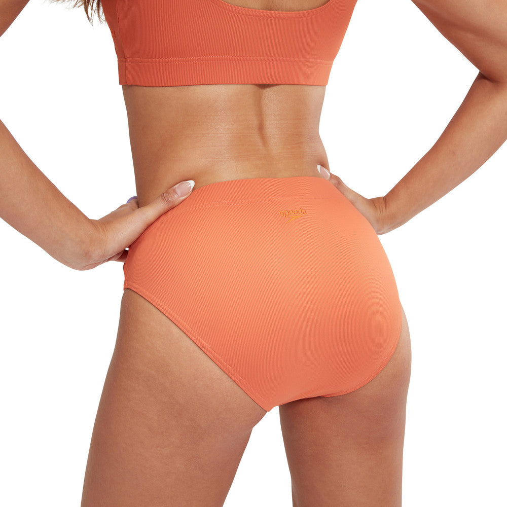 Speedo MAILLOT DE BAIN 2 PIECE FEMME ECO TEXTURED DEEP U-BACK 2PC BRO/ORA