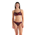  Maillot De Bain ARENA Femme GRAPHIC BIKINI BANDEAUMULTI-BLACK