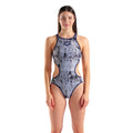  Maillot De Bain ARENA Femme ONE LACQUER ONE PIECEMULTI WHITE-NAVY