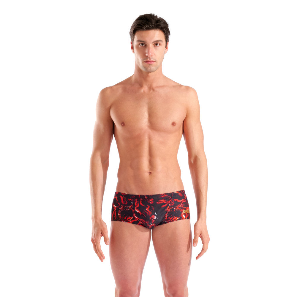  Maillot De Bain ARENA Homme GRAPHIC SWIM LOW WAIST SHORTMULTI BLACK