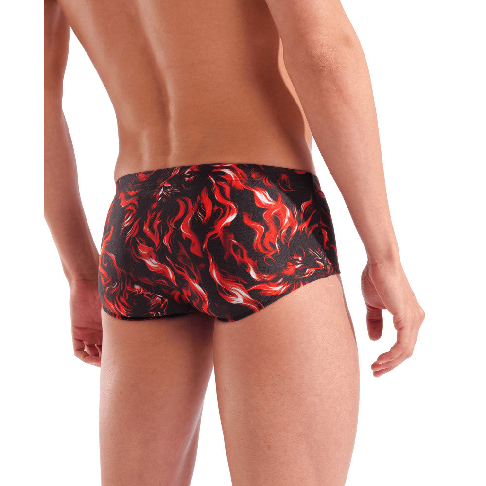 Maillot De Bain ARENA Homme GRAPHIC SWIM LOW WAIST SHORTMULTI BLACK