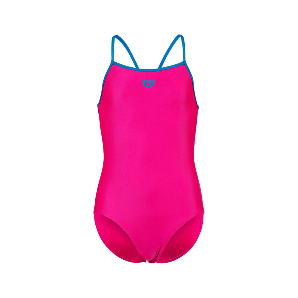 Arena Maillot De Bain Fille Light Drop Solid Freak Rose Turquoise