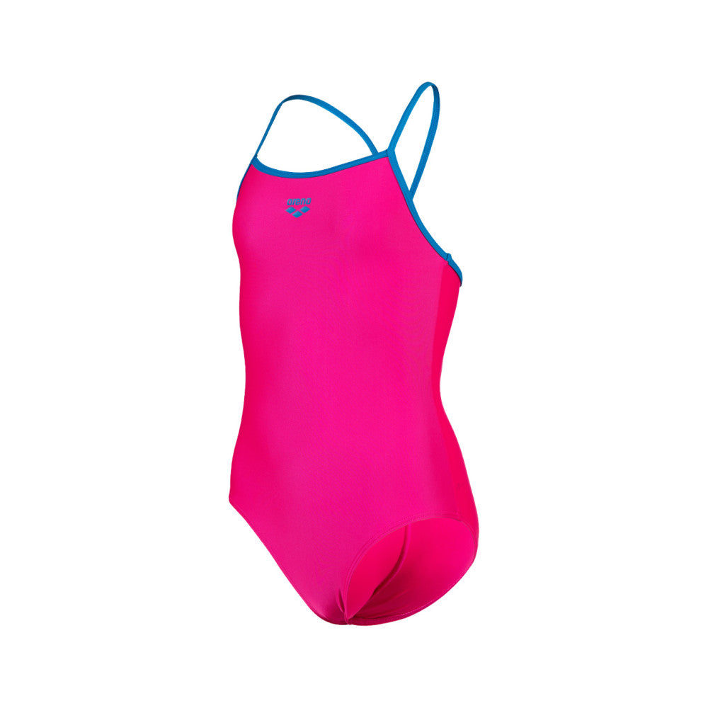 Arena Maillot De Bain Fille Light Drop Solid Freak Rose Turquoise