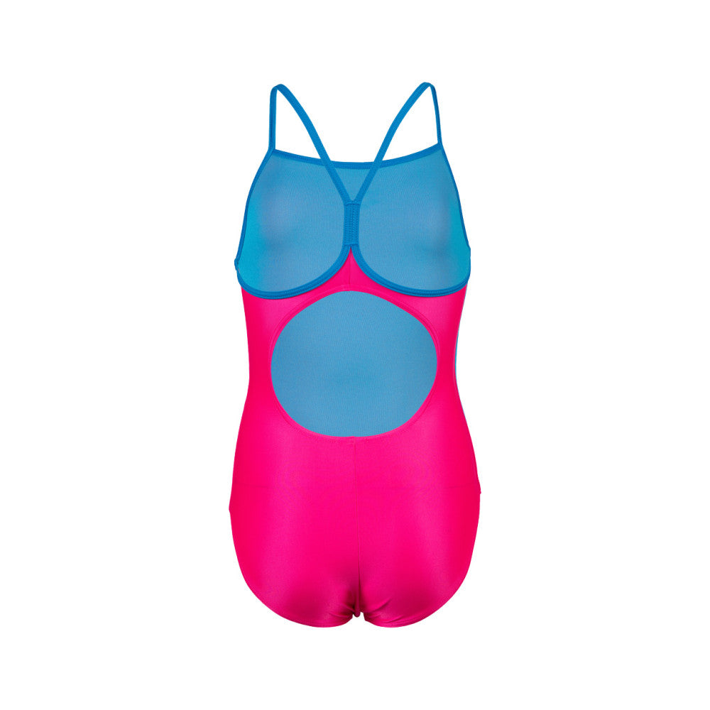 Arena Maillot De Bain Fille Light Drop Solid Freak Rose Turquoise