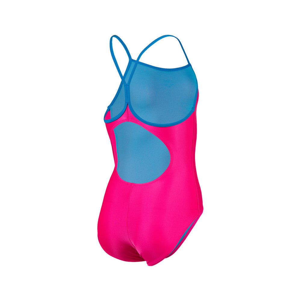 Arena Maillot De Bain Fille Light Drop Solid Freak Rose Turquoise