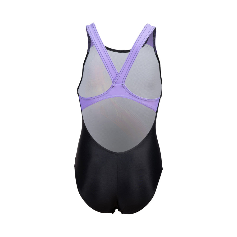 Arena Maillot De Bain Fille Parrot Black Dark Lavanda