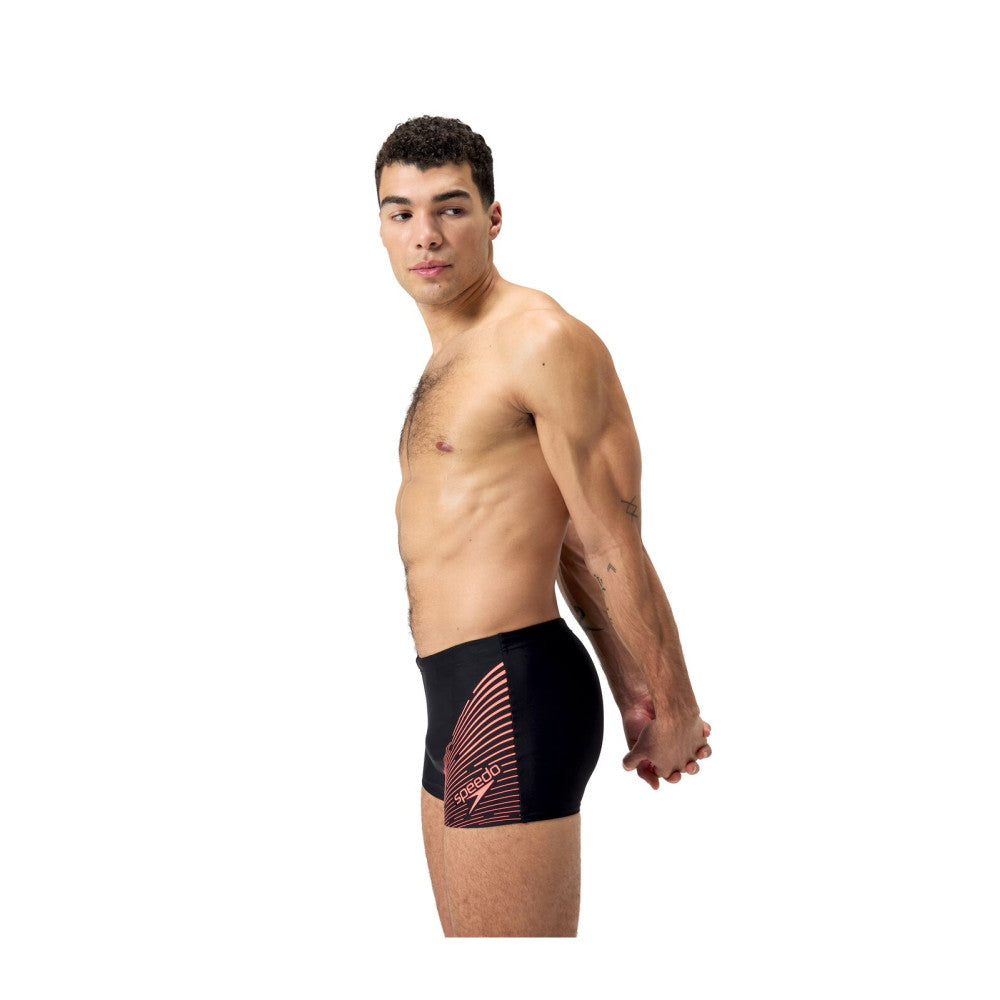 Speedo Maillot De Bain Homme ECO MEDLEY LOGO AQSH BLA/RED