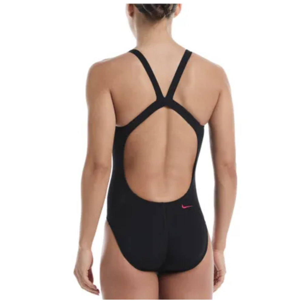 MAILLOT DE BAIN NIKE FEMME HYDRASTRONG LOGO GRAPHIC BLACK