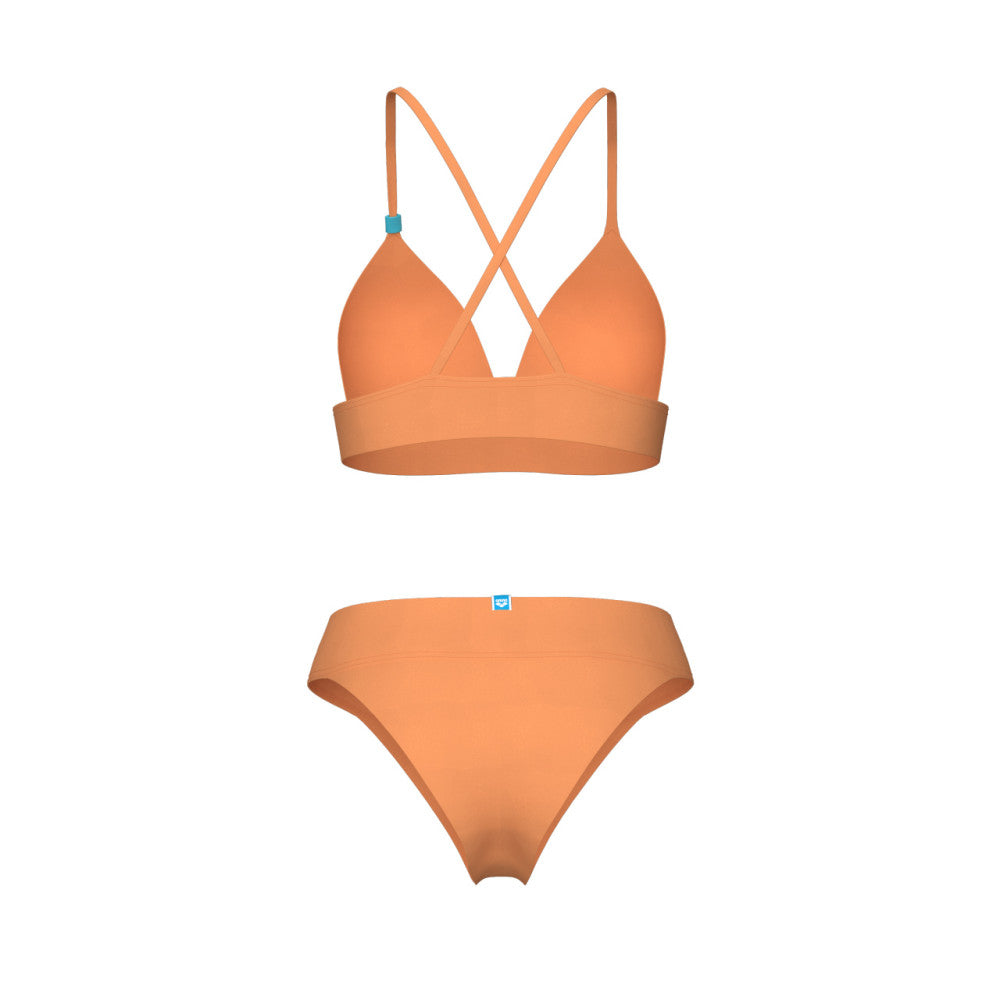  Maillot Femme ARENA ESSENTIALS BIKINI TRIANGLE SALMON PINK