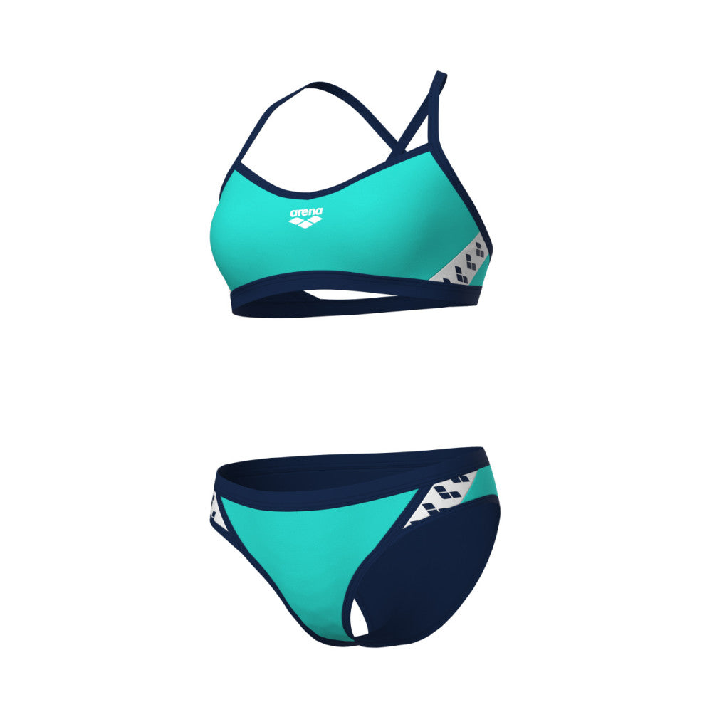  Maillot Femme ARENA ICONS SUPER FLY BACK SOLID WATER NAVY