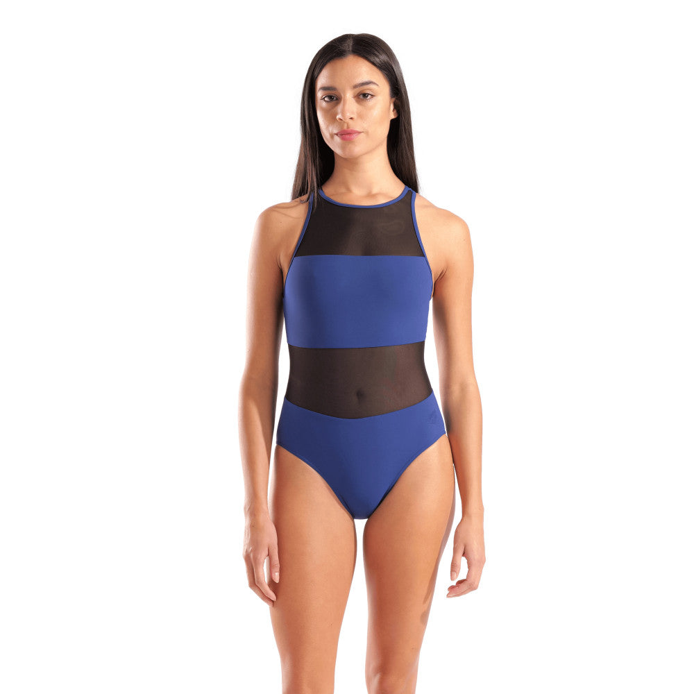  Maillot Femme ARENA MESH PANELS SWIMSUIT VENT NAVY