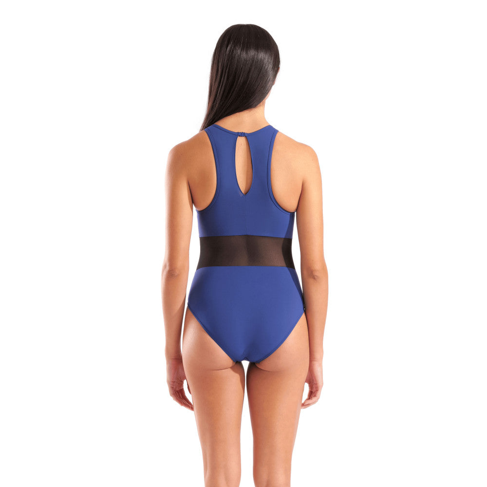  Maillot Femme ARENA MESH PANELS SWIMSUIT VENT NAVY