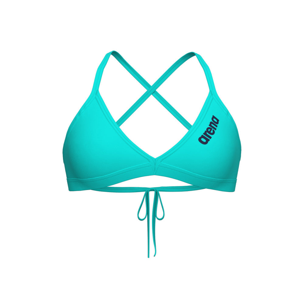  Maillot Femme ARENA TEAM SWIM TOP TIE BACK SOLID WATER