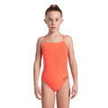  Maillot Fille ARENA TEAM SWIMSUIT CHALLENGE SOLID BRIGHT CORAL