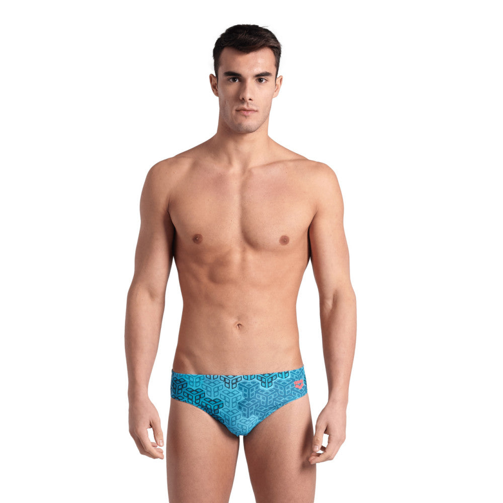  Maillot Homme ARENA CAMO KIKKO SWIM BRIEFS NAVY MULTI
