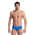  Maillot Homme ARENA ICONS SWIM LOW WAIST SHORT SOLID BLUE RIVER BRIGHT CORAL