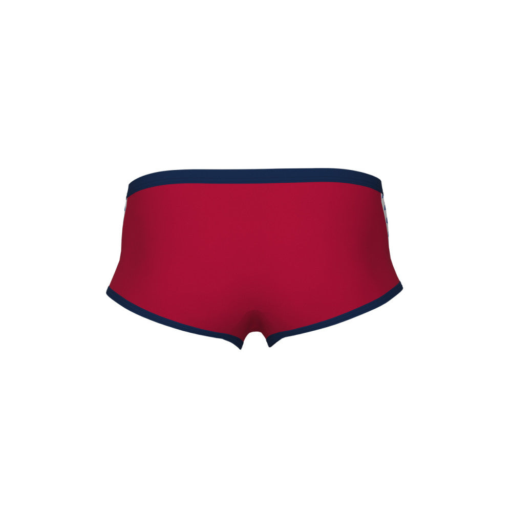  Maillot Homme ARENA ICONS SWIM LOW WAIST SHORT SOLID RED NAVY