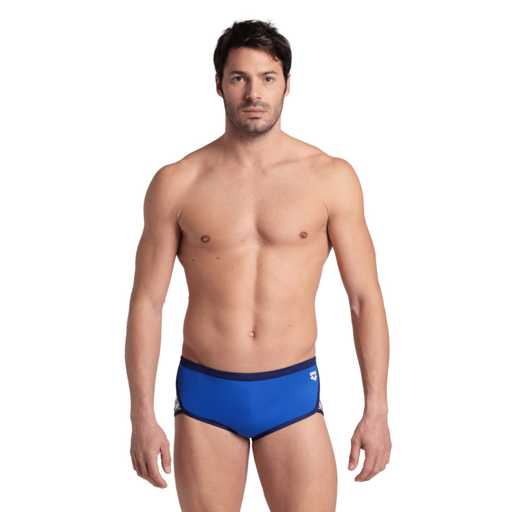  Maillot Homme ARENA ICONS SWIM LOW WAIST SHORT SOLID ROYAL NAVY