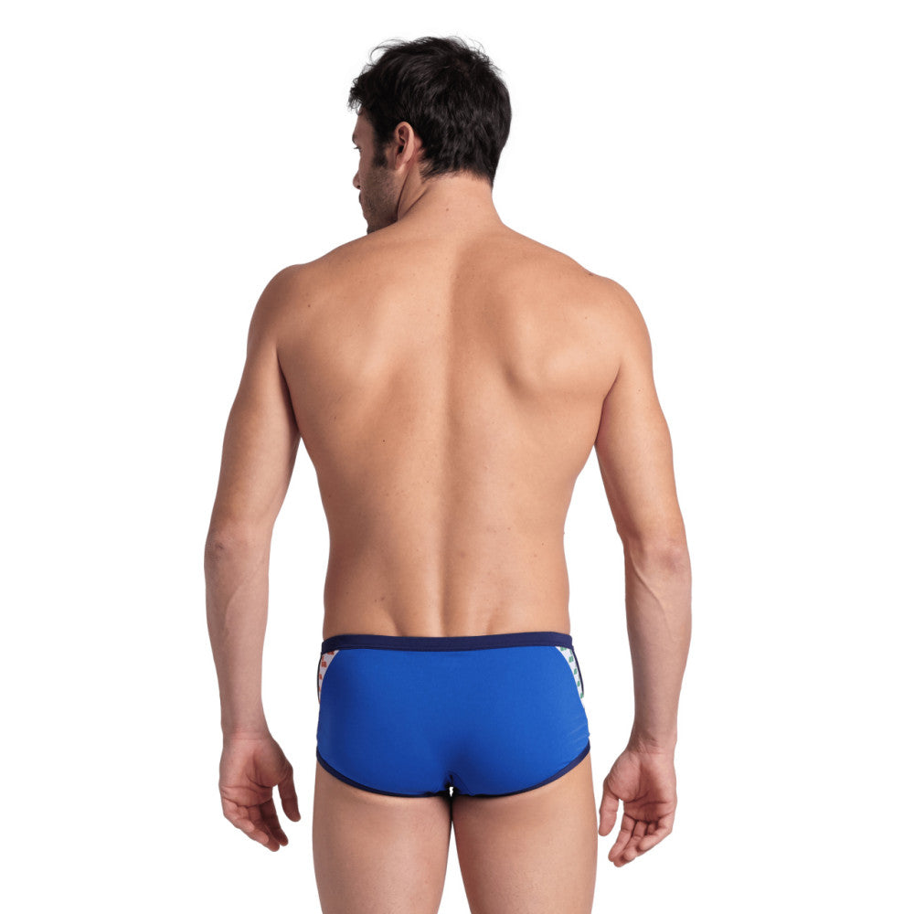  Maillot Homme ARENA ICONS SWIM LOW WAIST SHORT SOLID ROYAL NAVY