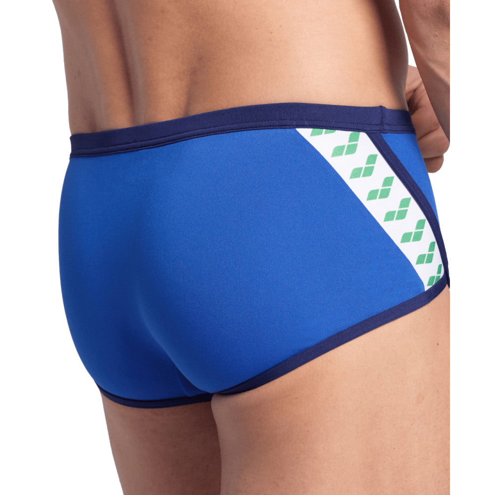  Maillot Homme ARENA ICONS SWIM LOW WAIST SHORT SOLID ROYAL NAVY