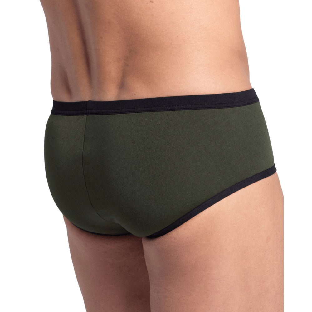  Maillot Homme ARENA ONE 12CM SWIM BRIEFS BIG LOGO DARK SAGE