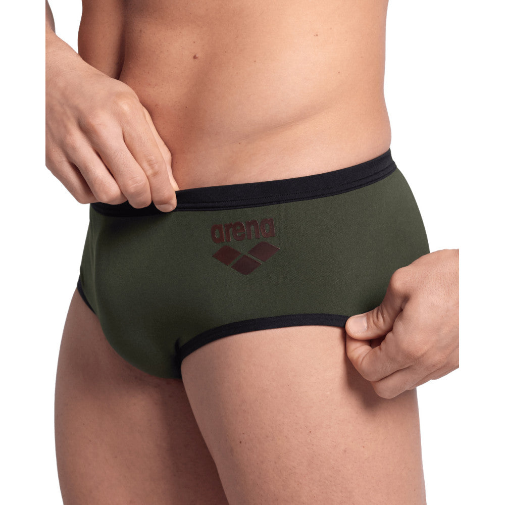  Maillot Homme ARENA ONE 12CM SWIM BRIEFS BIG LOGO DARK SAGE
