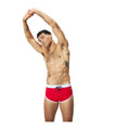 Speedo Maillot Homme - BECO JETSTREAM RETRO LOGO BRIEF RED/WHI