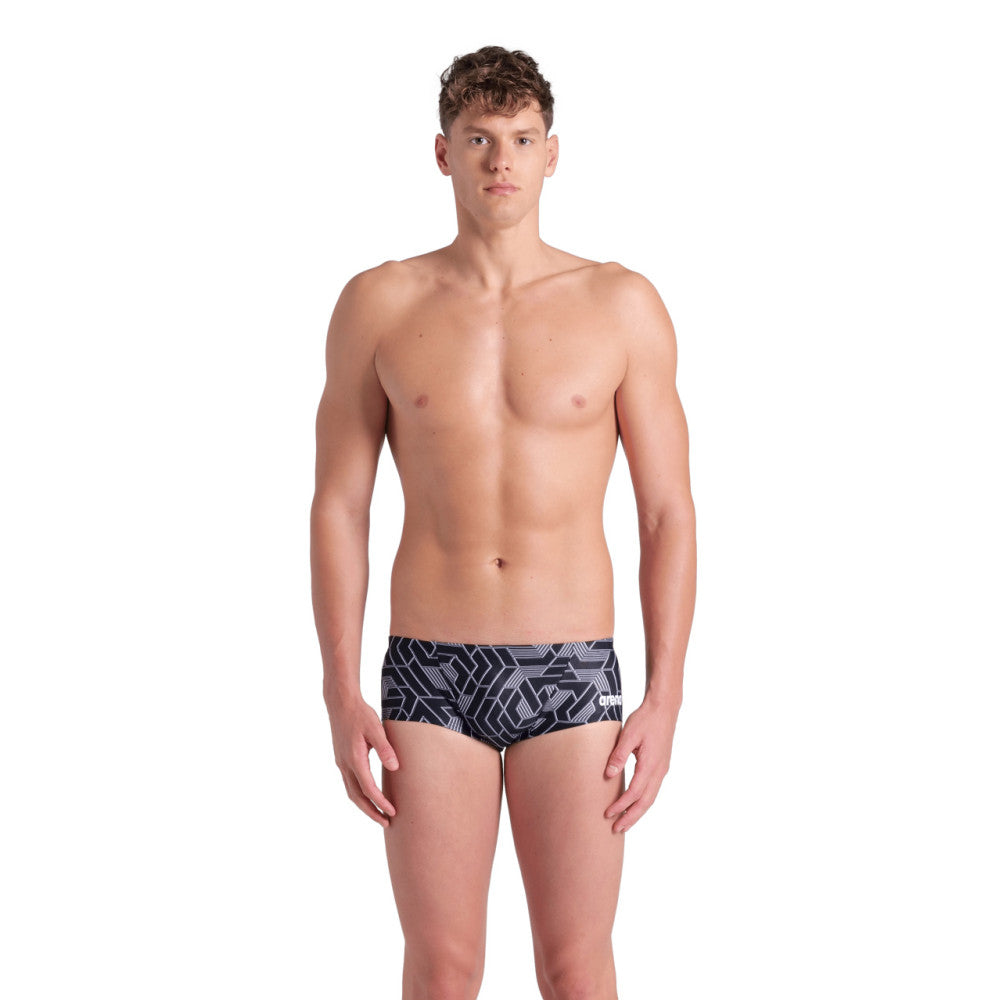  MEN'S ARENA ESCAPE SWIM LOW WAIST SHORT TEAM BLACK