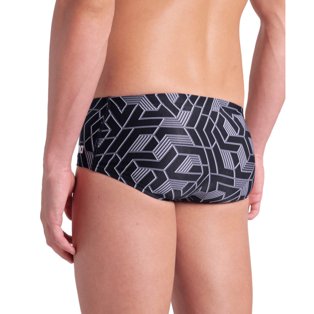  MEN'S ARENA ESCAPE SWIM LOW WAIST SHORT TEAM BLACK