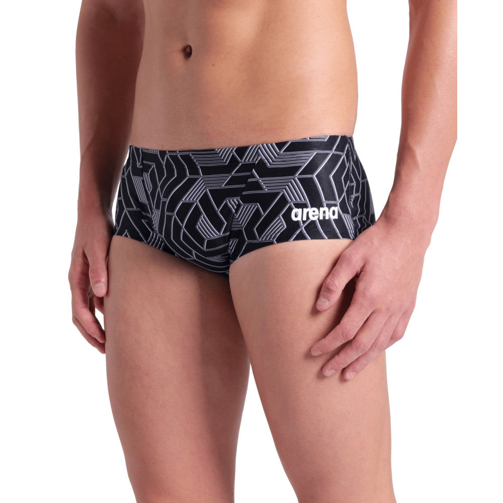  MEN'S ARENA ESCAPE SWIM LOW WAIST SHORT TEAM BLACK