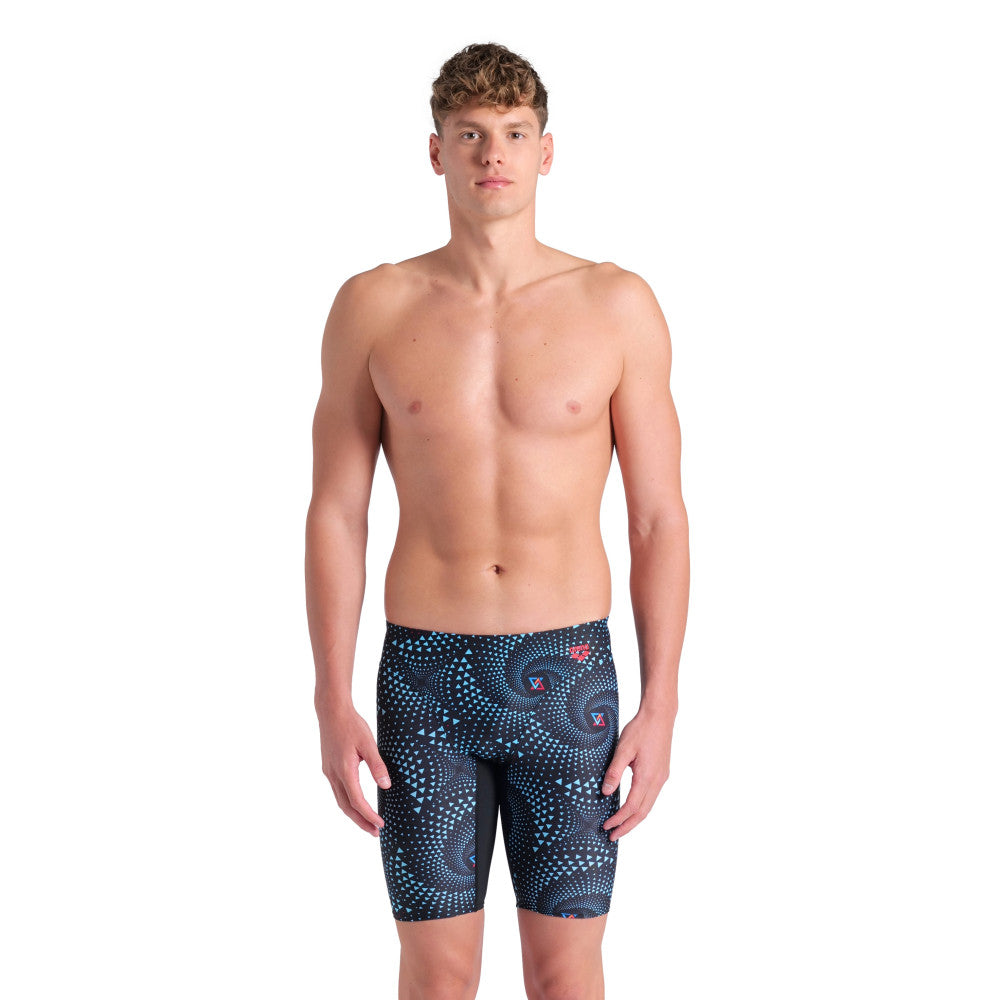 MEN'S ARENA FIREFLOW SWIM JAMMER BLACK BLACK MULTI