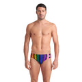  MEN'S ARENA PAINTERS STRIPE SWIM BRIEFS