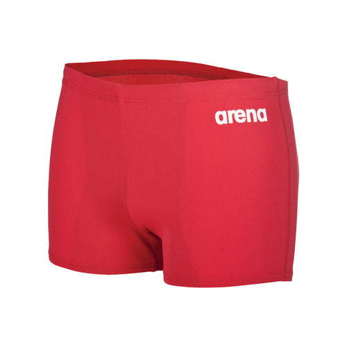 Arena MEN'S TEAM SWIM SHORT SOLID RED WHITE