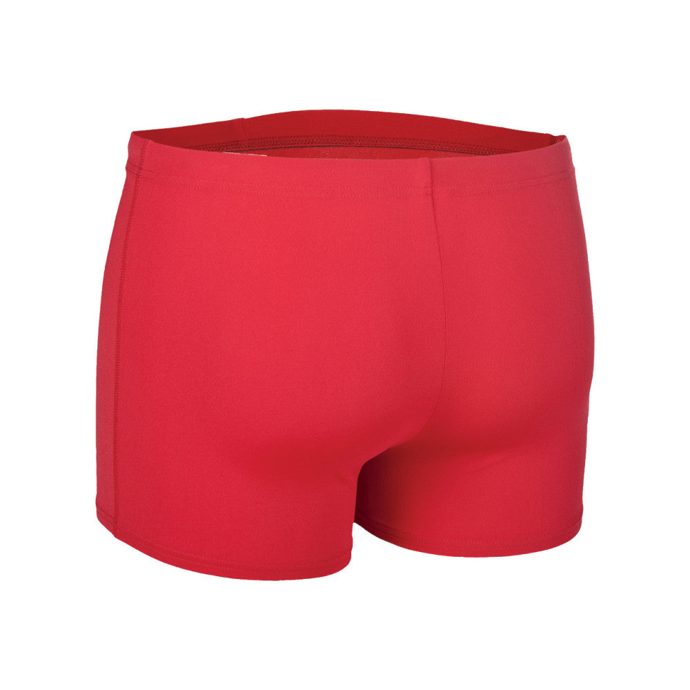 Arena MEN'S TEAM SWIM SHORT SOLID RED WHITE