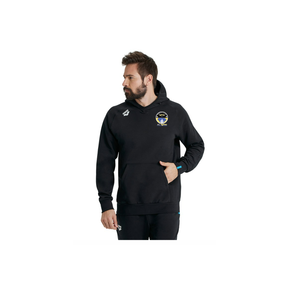 Sweat Shirt Arena Noir AC Hyères Marquage Couleur