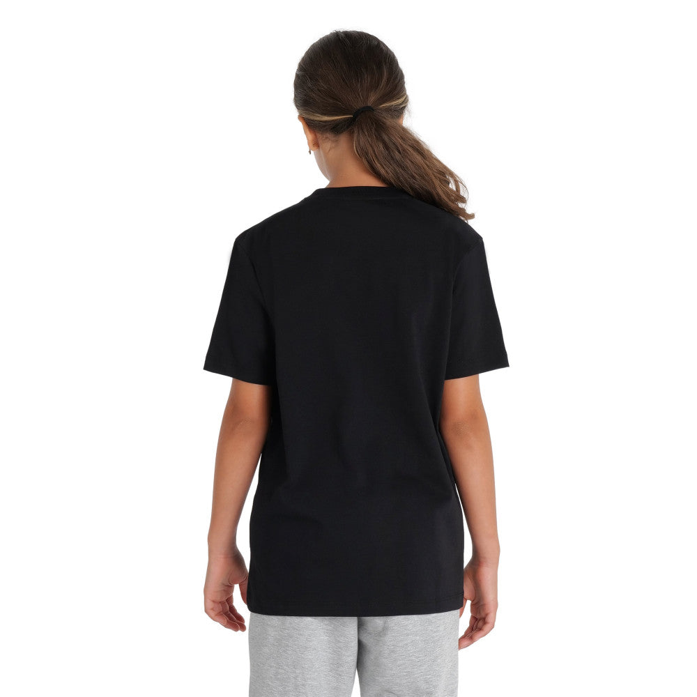  Tee Shirt Arena Noir Coton Junior AC Hyères Marquage Couleur