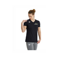  Tee Shirt Arena Noir Coton Femme AC Hyères Marquage 2 Faces