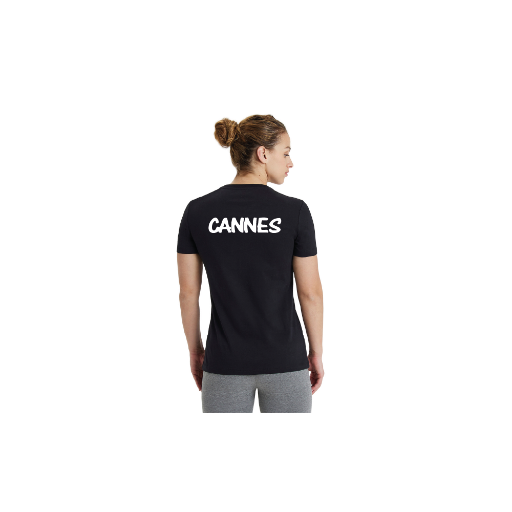 Arena Tee-Shirt Femme - CN Cannes - Noir